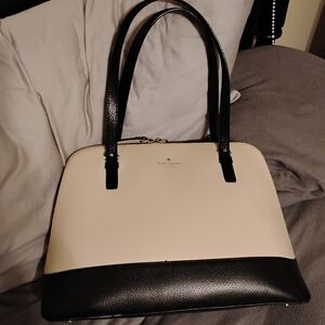 Kate Spade Black and White Satchel